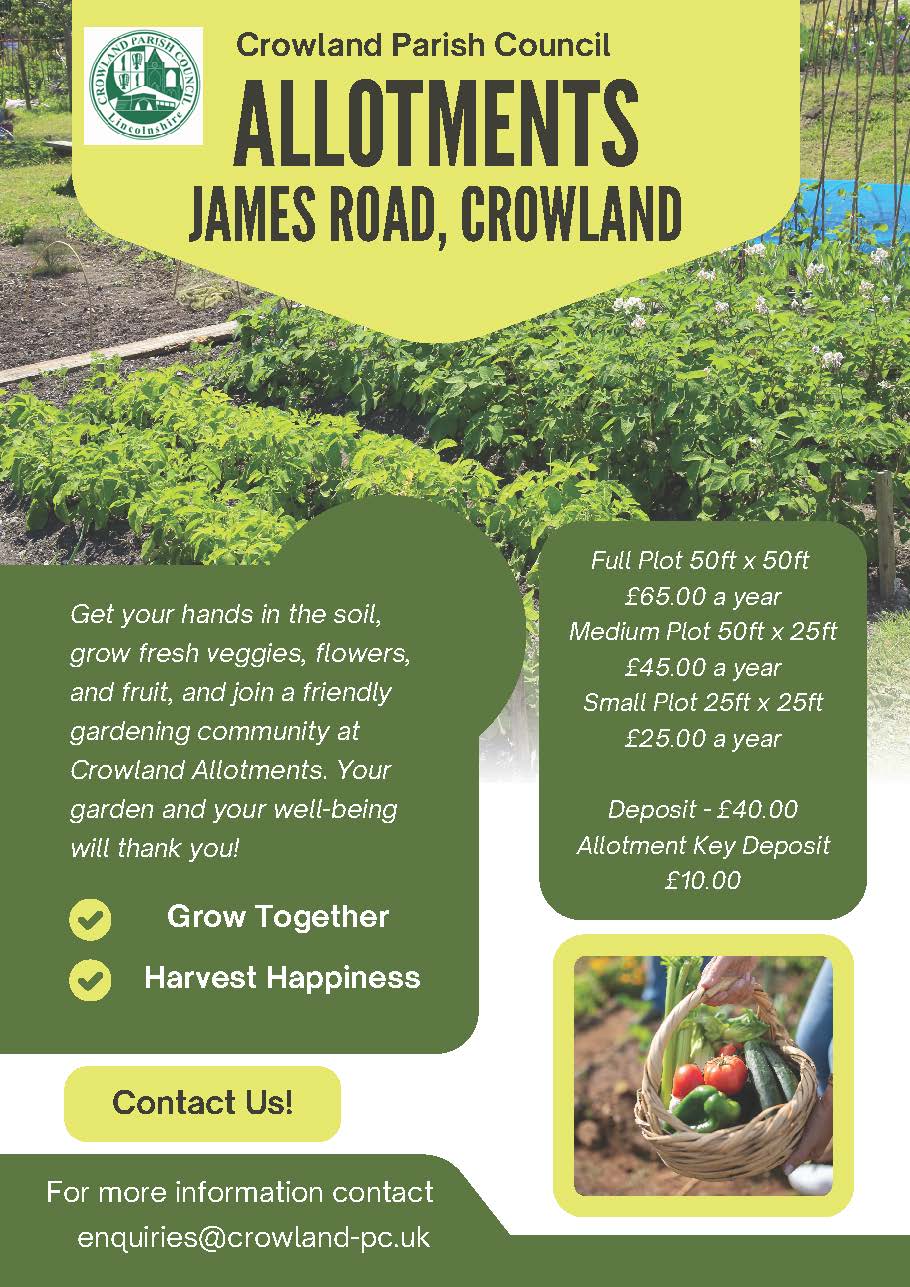 advert for allotments