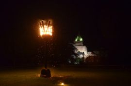 VE day 70 beacon and abbey